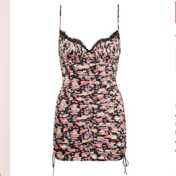 NWT For Love And Lemons Gardenia Mini Dress - Picture 4 of 7